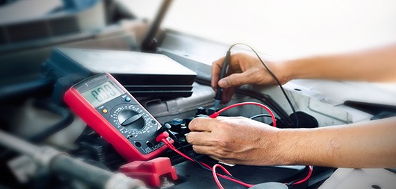 Mobile Mechanic testing car